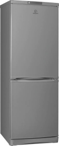Двухкамерный холодильник Indesit ES 16 GA серебристый/черный